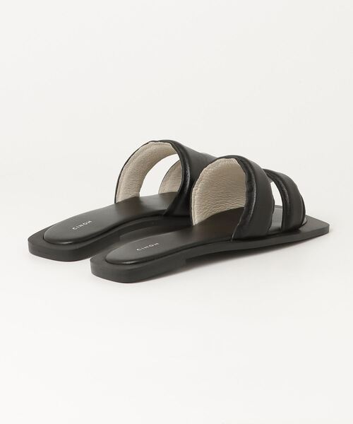 CINOH(チノ)の「SQUARE TOE FLAT SANDAL(サンダル・レディース・ホワイト/オレンジ/ブラック・36/37/38)」の9枚目の写真