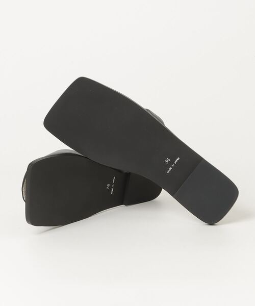 CINOH(チノ)の「SQUARE TOE FLAT SANDAL(サンダル・レディース・ホワイト/オレンジ/ブラック・36/37/38)」の8枚目の写真