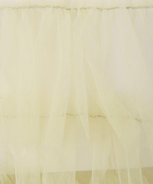 AKTE(アクテ)の「チュールジレ(シャツ/ブラウス・レディース・ブラック/ミント・FREE)」の10枚目の写真