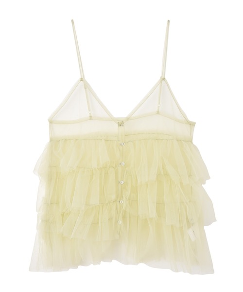 AKTE(アクテ)の「チュールジレ(シャツ/ブラウス・レディース・ブラック/ミント・FREE)」の9枚目の写真