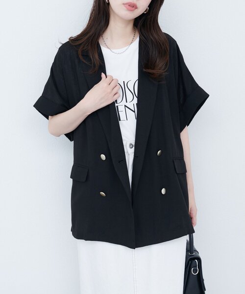 natural couture（ナチュラルクチュール）の「袖口ロールUP綿麻