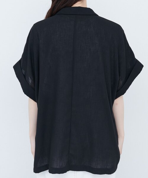 袖口ロールUP綿麻シアージャケット/natural couture/新品タグ付き natural couture｜袖口ロールUP綿麻シアージャケット | Rakuten