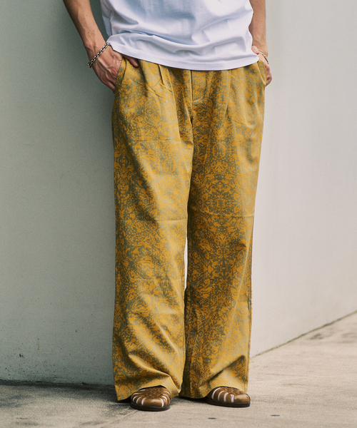 EDIFICE トロピカルバルーンフィットパンツ TROPICALMESH PANTS / トロピカルメッシュパンツ（スラックス