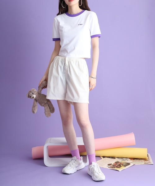 NERDY(ノルディ)の「ニューヨークウーブンハーフパンツ(その他パンツ・メンズ・ホワイト/ピンク/ブルー/ブラック・LL/SS/S/L/M)」の9枚目の写真