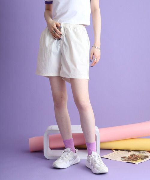 NERDY(ノルディ)の「ニューヨークウーブンハーフパンツ(その他パンツ・メンズ・ホワイト/ピンク/ブルー/ブラック・LL/SS/S/L/M)」の8枚目の写真