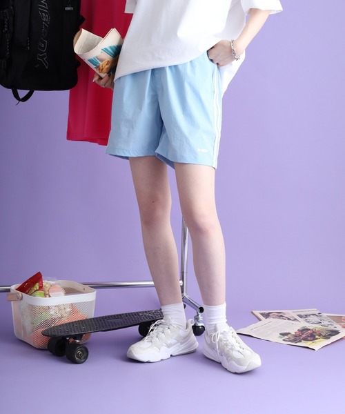 NERDY(ノルディ)の「ニューヨークウーブンハーフパンツ(その他パンツ・メンズ・ホワイト/ピンク/ブルー/ブラック・LL/SS/S/L/M)」の12枚目の写真