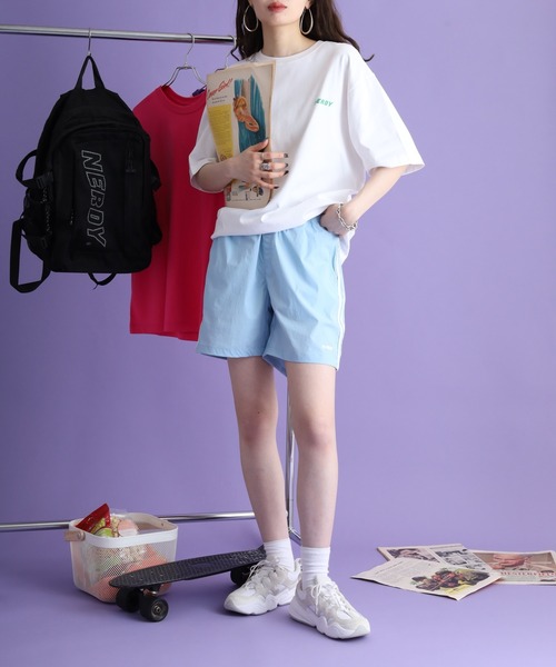NERDY(ノルディ)の「ニューヨークウーブンハーフパンツ(その他パンツ・メンズ・ホワイト/ピンク/ブルー/ブラック・LL/SS/S/L/M)」の13枚目の写真