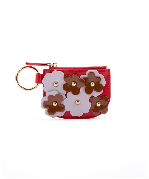 Casselini(キャセリーニ)の「Casselini(キャセリーニ)フラワーモチーフコインケース(コインケース・レディース・レッド/ブラック/シルバー・FREE)」の18枚目の写真