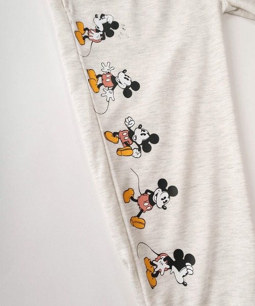 MOUUSY ×ミッキーマウス 刺繍 クロップドスウェット セール】【71】【Disney/ディズニー】MICKEY ワンポイント刺繍