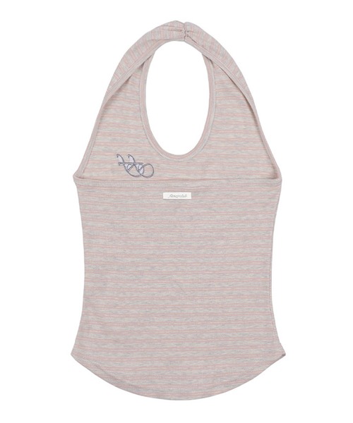 FANCY CLUB（ファンシークラブ）の「FANCY CLUB/ファンシークラブ Stripe Open-back Halterneck ホールターネック トップス（キャミソール・レディース・ピンク/ブルー・ONE SIZE）」の13枚目の写真