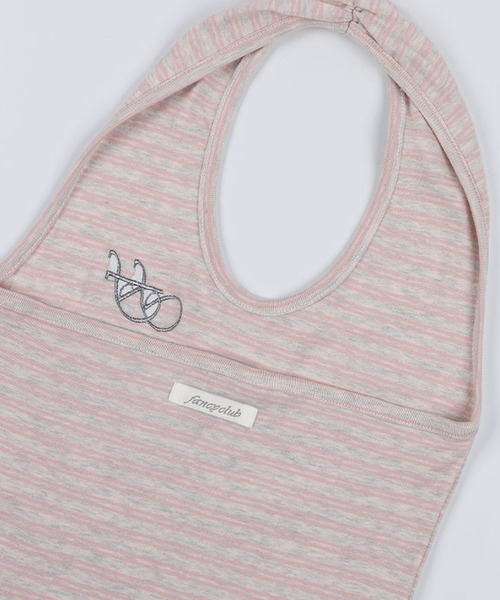 FANCY CLUB（ファンシークラブ）の「FANCY CLUB/ファンシークラブ Stripe Open-back Halterneck ホールターネック トップス（キャミソール・レディース・ピンク/ブルー・ONE SIZE）」の22枚目の写真