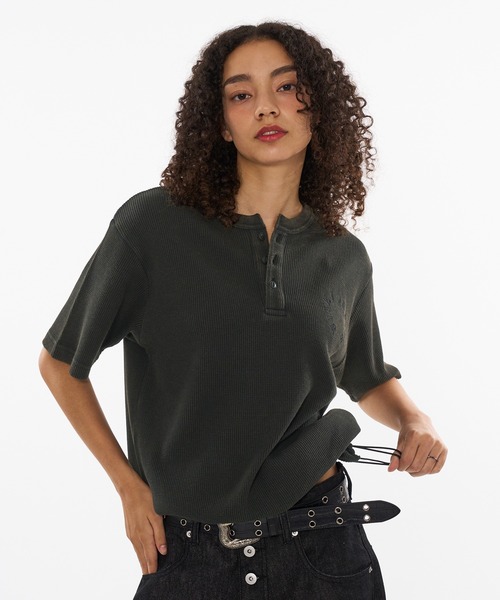 -NUMBER (N)INE- 09SS ヘンリーネックサーマルカットソー NUMBER (N)INE- 09SS ヘンリーネックサーマルカットソー Yahoo