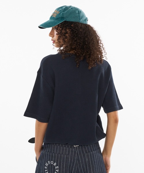 DRAW CODE HENRY NECK THERMAL T-SHIRT / ドローコードヘンリー