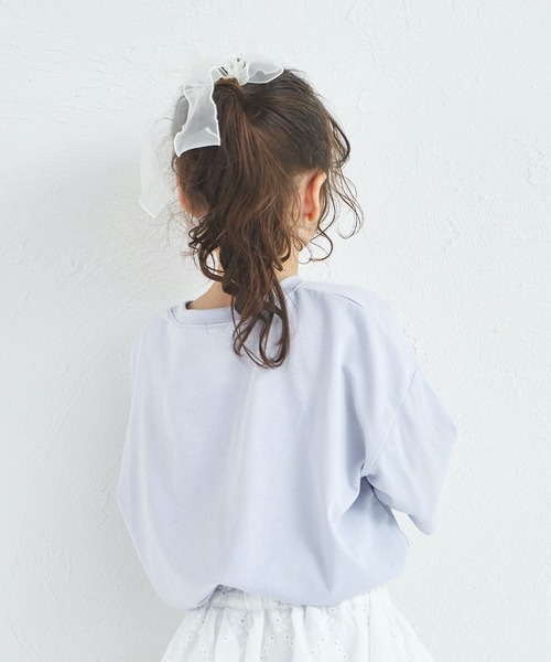 pairmanon(ペアマノン)の「カラフル BIG ロゴTシャツ(Tシャツ/カットソー・キッズ・ホワイト/ライトブルー/チャコールグレー・100/110/120/130/140/150/90)」の13枚目の写真