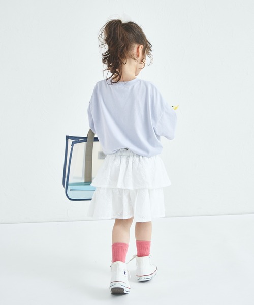 pairmanon(ペアマノン)の「カラフル BIG ロゴTシャツ(Tシャツ/カットソー・キッズ・ホワイト/ライトブルー/チャコールグレー・100/110/120/130/140/150/90)」の16枚目の写真