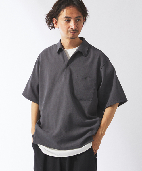 セール】TECH MESH 'AMPLE' プルオーバー シャツ（セットアップ