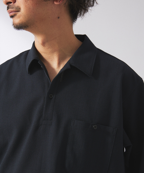 セール】TECH MESH 'AMPLE' プルオーバー シャツ（セットアップ