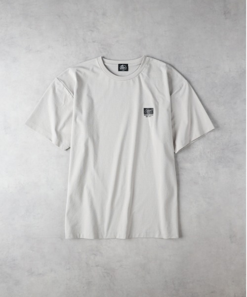 CAMP7(キャンプセブン)の「【店頭で人気】【CAMP7】【ONE OCEAN】(吸水速乾/UPF50+)バックロゴプリントTシャツ / UVカット(Tシャツ/カットソー・メンズ・ホワイト/ベージュ/ブラック・L/XL/M)」の6枚目の写真