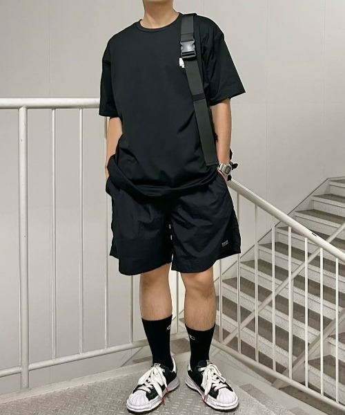 CAMP7(キャンプセブン)の「【店頭で人気】【CAMP7】【ONE OCEAN】(吸水速乾/UPF50+)バックロゴプリントTシャツ / UVカット(Tシャツ/カットソー・メンズ・ホワイト/ベージュ/ブラック・L/XL/M)」の18枚目の写真