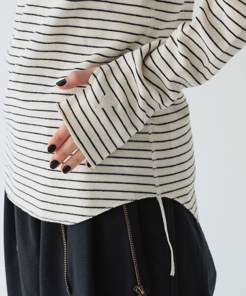 別注】Healthknit × maturely / フーデッド ヘンリー ロングスリーブ