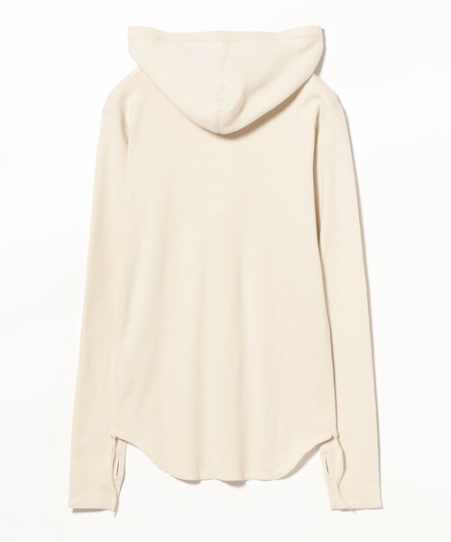 maturely(マチュアリー)の「【別注】Healthknit × maturely / フーデッド ヘンリー ロングスリーブ(Tシャツ/カットソー・レディース・その他/ブラック/ナチュラル・ONE SIZE)」の14枚目の写真