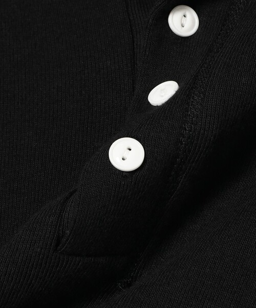 maturely(マチュアリー)の「【別注】Healthknit × maturely / フーデッド ヘンリー ロングスリーブ(Tシャツ/カットソー・レディース・その他/ブラック/ナチュラル・ONE SIZE)」の18枚目の写真