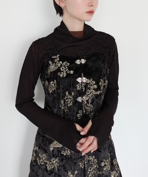 sahara（サハラ）の「Reversible Turtle Neck Top/リバーシブルタートルネックトップ（ニット/セーター・レディース・ブラック/ライラック/ミント/ホワイト・FREE）」の3枚目の写真