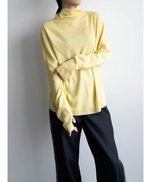 sahara（サハラ）の「Reversible Turtle Neck Top/リバーシブルタートルネックトップ（ニット/セーター・レディース・ブラック/ライラック/ミント/ホワイト・FREE）」の14枚目の写真