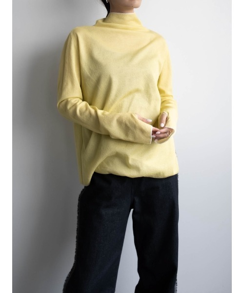 sahara（サハラ）の「Reversible Turtle Neck Top/リバーシブルタートルネックトップ（ニット/セーター・レディース・ブラック/ライラック/ミント/ホワイト・FREE）」の15枚目の写真