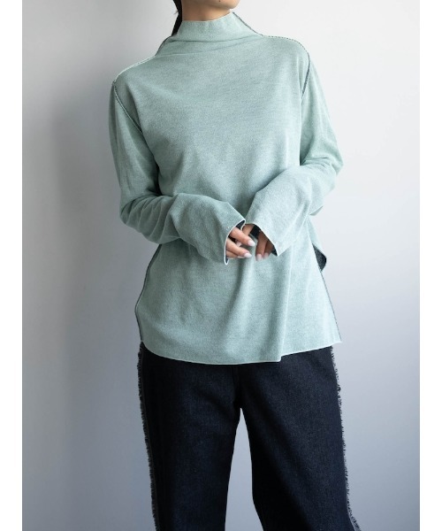 sahara（サハラ）の「Reversible Turtle Neck Top/リバーシブルタートルネックトップ（ニット/セーター・レディース・ブラック/ライラック/ミント/ホワイト・FREE）」の22枚目の写真