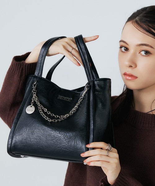 ムルーア（MURUA）/MURUA (ムルーア) 2WAYハンドバッグ MR−B1365 フレームメタル MURUA(ムルーア)2WAYハンドバッグ MR-B1365 フレームメタル
