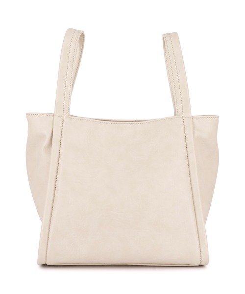 MURUA（ムルーア）の「MURUA(ムルーア)2WAYハンドバッグ MR-B1365 フレームメタル（ハンドバッグ・レディース・ブラウン/ブラック/アイボリー・FREE）」の6枚目の写真