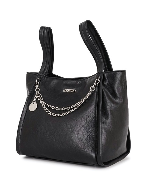 MURUA（ムルーア）の「MURUA(ムルーア)2WAYハンドバッグ MR-B1365 フレームメタル（ハンドバッグ・レディース・ブラウン/ブラック/アイボリー・FREE）」の11枚目の写真