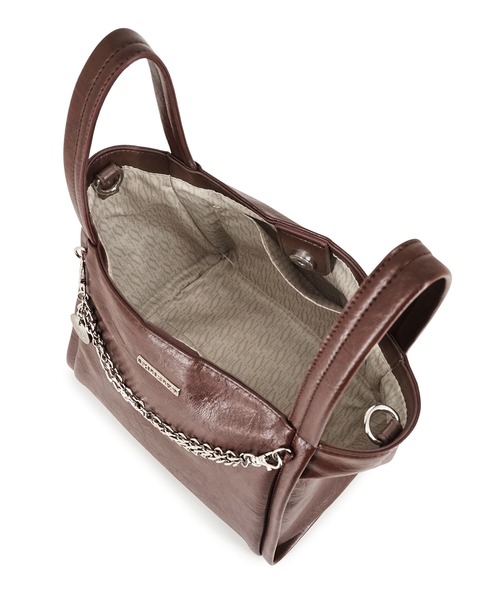 MURUA（ムルーア）の「MURUA(ムルーア)2WAYハンドバッグ MR-B1365 フレームメタル（ハンドバッグ・レディース・ブラウン/ブラック/アイボリー・FREE）」の19枚目の写真