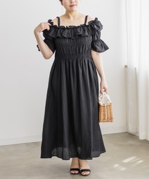 CLETTE（クレット）の「オフショルフリルワンピース（ワンピース）」