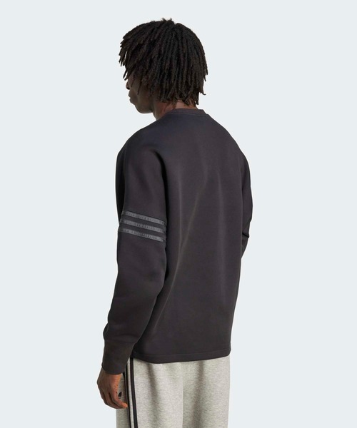 adidas(アディダス)の「Neuclassics 長袖オーバーサイズ クルーネック / アディダスオリジナルス adidas Originals(スウェット・メンズ・グレー/ブラック・X-SMALL/X-LARGE/SMALL/MEDIUM/LARGE/3XL/XX-LARGE)」の3枚目の写真