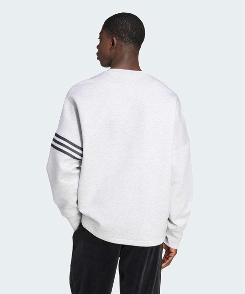 adidas(アディダス)の「Neuclassics 長袖オーバーサイズ クルーネック / アディダスオリジナルス adidas Originals(スウェット・メンズ・グレー/ブラック・X-SMALL/X-LARGE/SMALL/MEDIUM/LARGE/3XL/XX-LARGE)」の7枚目の写真