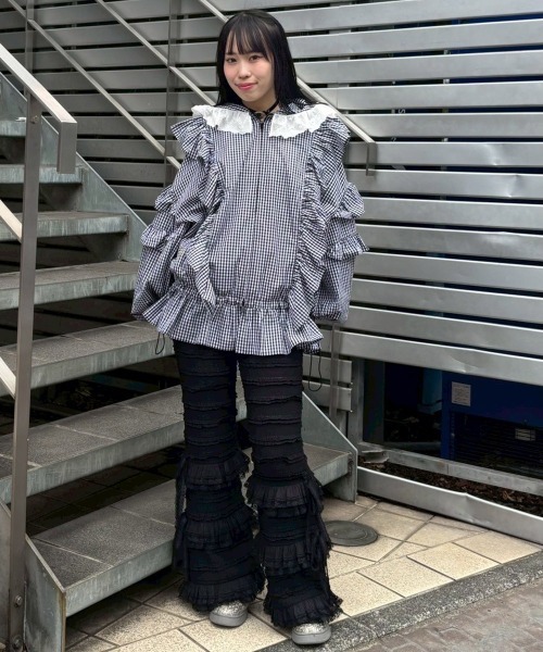 Candy Stripper レースフレアパンツ セール】FRILL LACE FLARE パンツ（その他パンツ）｜Candy Stripper