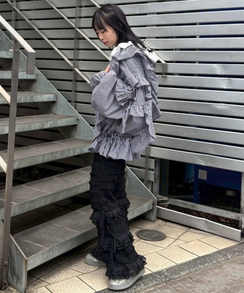 Candy Stripper レースフレアパンツ セール】FRILL LACE FLARE パンツ（その他パンツ）｜Candy Stripper