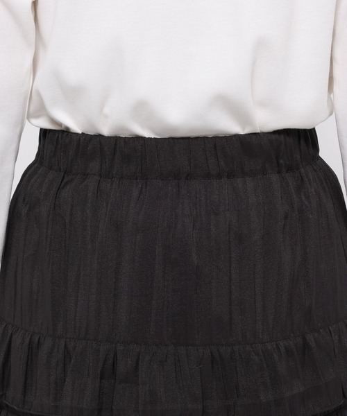 LOWRYS FARM（ローリーズファーム）の「フリルスカート　576726（スカート・レディース・アイボリー/ブラック/チャコールグレー/ドット/ブルー・FREE）」の15枚目の写真