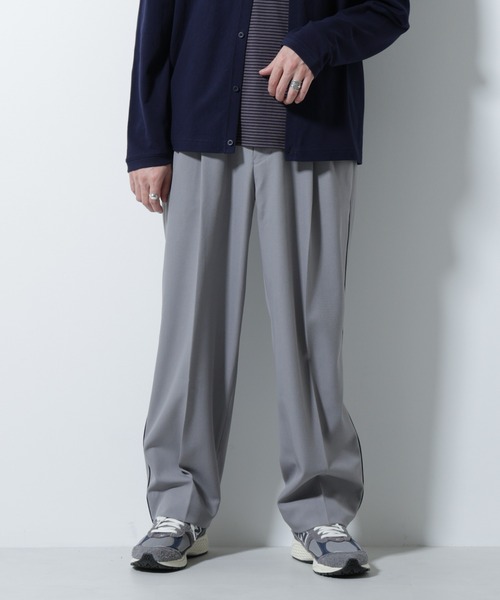 スラックス レディース UNIWEAR ユニウェア BSL-143 日本製生地使用 セール】イージー側章スラックス（スラックス）｜NANO universe