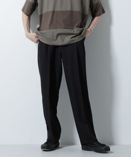 スラックス レディース UNIWEAR ユニウェア BSL-143 日本製生地使用 セール】イージー側章スラックス（スラックス）｜NANO universe