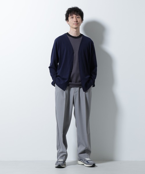 NANO universe(ナノユニバース)の「イージー側章スラックス(スラックス・メンズ・ベージュ/ブラック/グレー・L/M)」の13枚目の写真