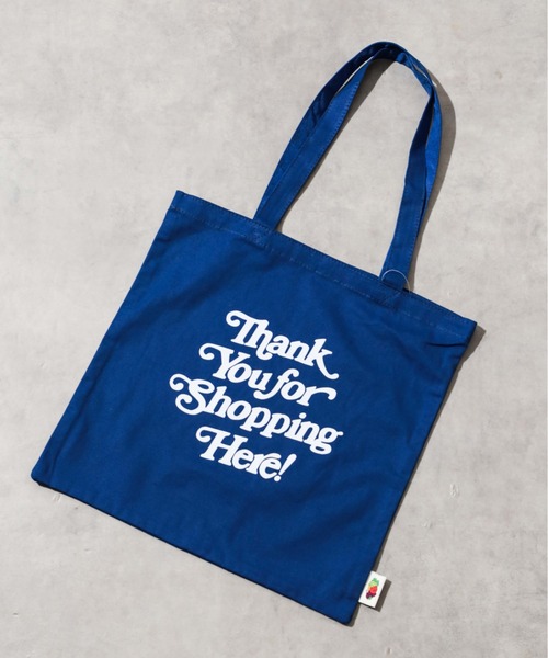 FRUIT OF THE LOOM(フルーツオブザルーム)の「/FRUIT OF THE LOOM/GRAPHIC COTTON TOTE BAG(トートバッグ・レディース・ブルー/グリーン/ホワイト・FREE)」の3枚目の写真
