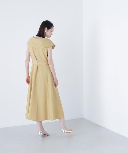 NATURAL BEAUTY BASIC(ナチュラルビューティーベーシック)の「◇トレンチディティールワンピース(ワンピース・レディース・ベージュ/イエロー/ネイビー・SMALL/MEDIUM/P/S)」の13枚目の写真