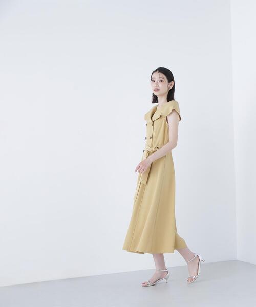 NATURAL BEAUTY BASIC(ナチュラルビューティーベーシック)の「◇トレンチディティールワンピース(ワンピース・レディース・ベージュ/イエロー/ネイビー・SMALL/MEDIUM/P/S)」の17枚目の写真