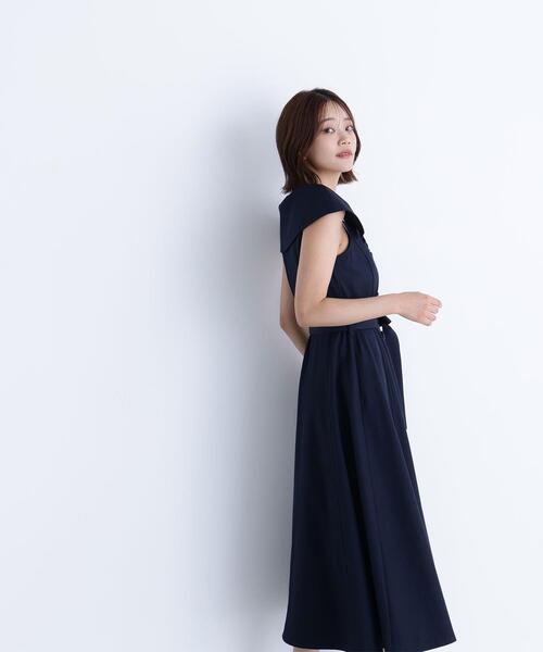 NATURAL BEAUTY BASIC(ナチュラルビューティーベーシック)の「◇トレンチディティールワンピース(ワンピース・レディース・ベージュ/イエロー/ネイビー・SMALL/MEDIUM/P/S)」の21枚目の写真