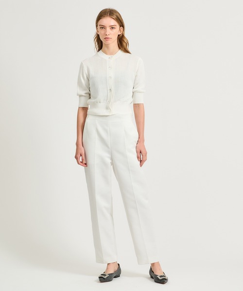 ESTNATION（エストネーション）の「ESTNATION / ペーパーヤーン クルーカーディガン（カーディガン/ボレロ・レディース・オフホワイト/ネイビー/ピンク・FREE）」の15枚目の写真