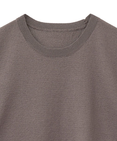 Petit fleur（プチフルール）の「・Petit Fleur ノースリリネンライクニット（タンクトップ・レディース・ライトベージュ/カーキ/ボルドー/チャコールグレー・FREE）」の12枚目の写真