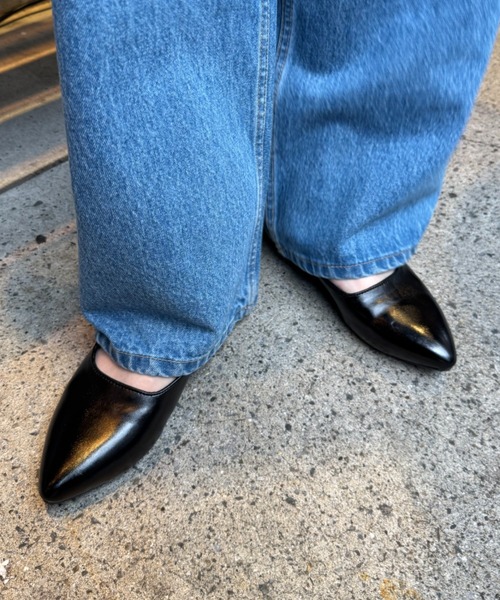 CIAOPANIC TYPY(チャオパニックティピー)の「【S~XL展開】アソート素材フラットミュール(パンプス・レディース・シルバー/カーキ/ブラック/ブラウン・SMALL/MEDIUM/LARGE/X-LARGE)」の5枚目の写真